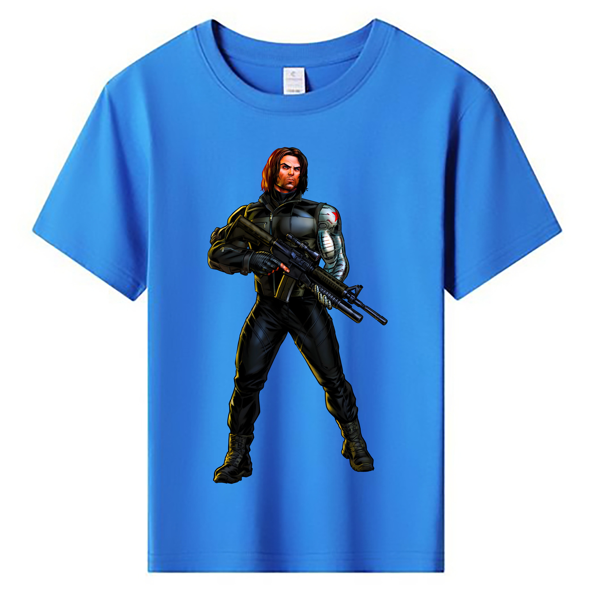 （画像用） アベンジャーズ The Avengers 綿100％キッズTシャツ（フロントプリント）